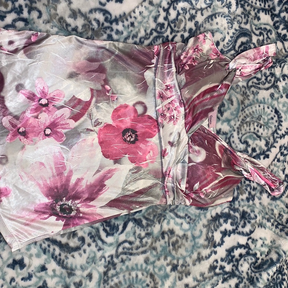 y2k floral top